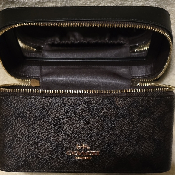 Coach Signature Cosmetic Case - Picture 3 of 11